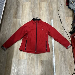 CHAQUETA UNIFORME ROJA GRANDE VINTAGE Clique UPS UNITED PARCEL SERVICE para mujer - Imagen 1 de 19