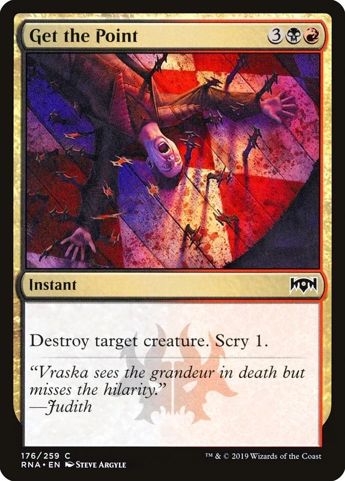 LP Get the Point (176) Ravnica Allegiance RNA MTG Magic - Image 1 of 1