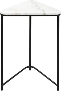 Marble Top Nesting End Table Set Small Coffee Side Accent Triangular New - Picture 1 of 10