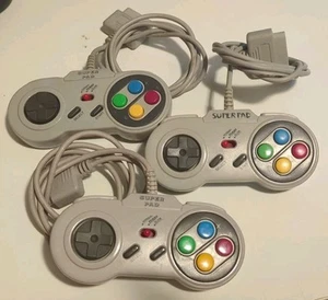 Lot Of 3 Super Pad Controlles for Super Nintendo SNES - Picture 1 of 1