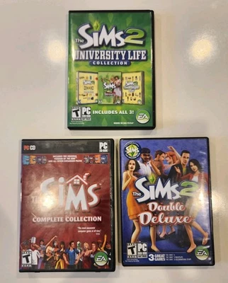 "The Sims PC Lot - Complete Collection + Sims 2 Double Deluxe + University Life" - Image 1 of 4