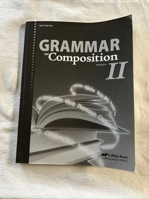 Abeka Grammar and Composition II Teacher Quiz/ Test Key ab3 - Image 1 of 4