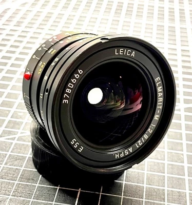Leica Elmarit-M 21 mm f2,8 ASPH - Alemania. Excelente/casi como nuevo con actualización de 6 bits! Foto 1 de 4