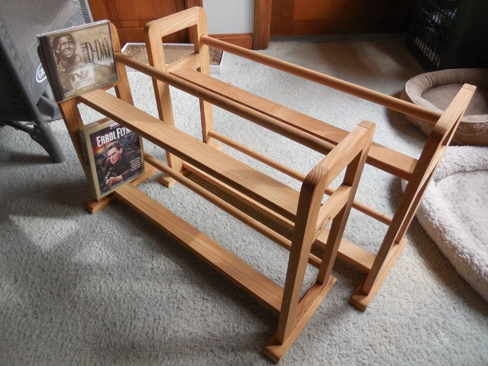 Estantes de madera para CD/DVD - Lote de 2 Foto 1 de 1