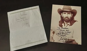 RARE Martin Delray Double Autographed Photo And His Personal Stationery SIGNED - Picture 1 of 12