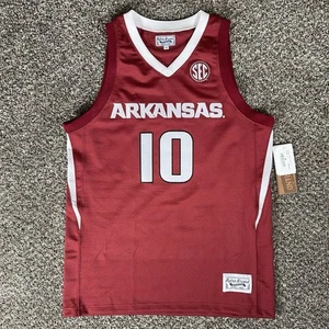 Retro Brand Arkansas Razorbacks Bobby Portis Jr #10 Red Basketball Jersey Mens M - Picture 1 of 8