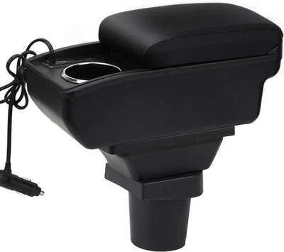 Armrest Box for Scion XD 2008-2016 Double-Layer Storage Cup Holder Fast Charging - Image 1 of 4