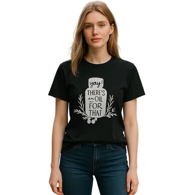 Camiseta para mujer Young Living Yay There’s an Oil for That Size Medium Foto 1 de 4