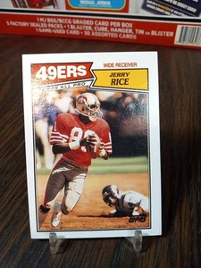 1987 Topps Football Jerry Rice #115 San Francisco 49ers HoF 2nd Year - Picture 1 of 11
