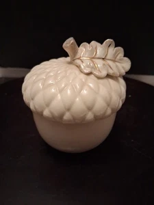 Vintage Lenox Eichel bedeckt Schmuckschale. Süß - Bild 1 von 12