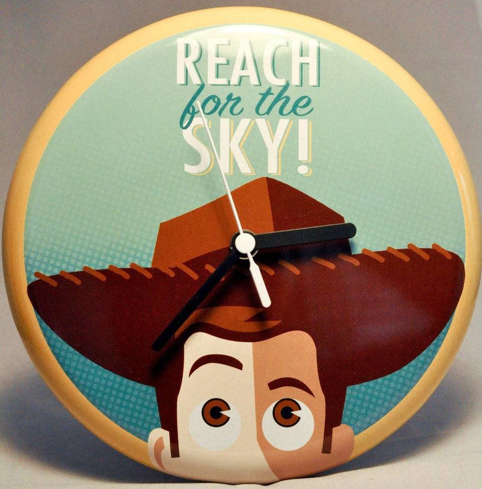 Hallmark Wall Clock - Reach For The Sky! - Woody - Toy Story - Disney Pixar - Image 1 of 3