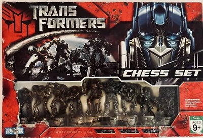 Transformers Chess Set 2007 Hasbro Optimus Prime Megatron No Instructions - Image 1 of 4