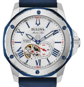 Reloj de pulsera Bulova 98A225 Marine Star Series A automático NUEVO - Imagen 1 de 7