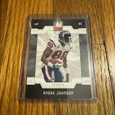 2009 Donruss Elite #40 Andre Johnson Houston Texans Football Card - Image 1 of 4