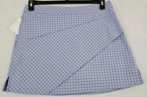 Lady Hagen ~Woman Size 14~ Purple Plaid Golf/Tennis Skort Skirt Pockets NWOT. - Picture 1 of 9