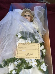 Princess Diana Wedding Porcelain Doll Ashley Belle 2 1/2 Feet Tall *READ Listing - Picture 1 of 24
