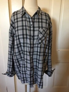Womans’ J Jill button up plaid shirt size XL - Picture 1 of 12