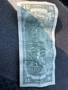 $2 Uncirculated Two Dollar Bill Series 1995 Atlanta F/A Block Uncirculated - Picture 1 of 2
