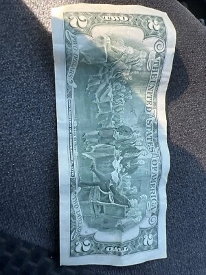 $2 Uncirculated Two Dollar Bill Series 1995 Atlanta F/A Block Uncirculated - Image 1 of 2