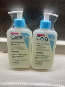 2x CeraVe Daily SA Smoothing Cleanser Dry To Very Dry Skin 236ml(Toal 472ml) - Picture 1 of 23