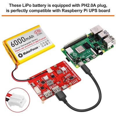 3,7 V 6000 mAh LiPo-Akku, wiederaufladbar, 1S 3C 906090  Lithium-Polymer-Akku de - Bild 1 von 4