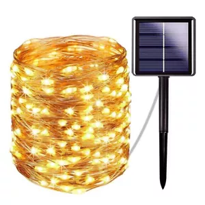 Super bright solar powered fairy lights door fence wall lights LED Waterproof UK - Picture 1 of 5