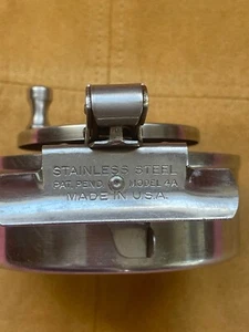 Humphry Denver Side Cast Fishing Reel Stainless Steel Model 4A Made in USA 1946 - Picture 1 of 8