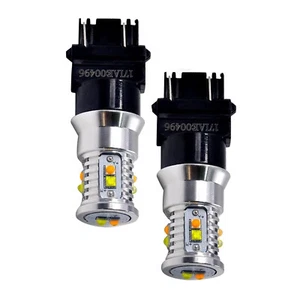 For Chevy Silverado 1500 1999-2013 3157 4157 LED Turn Signal Lights Switchback - Picture 1 of 14