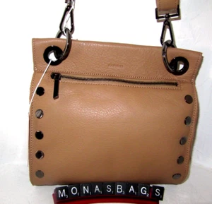 Bolso Bandolera Hammitt Tony Pequeño de Cuero Biscotti Cabezas para Uñas Nuevo con Etiquetas $395 - Imagen 1 de 9