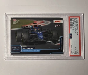 2022 Topps Now F1 Nyck De Vries #56 RC Rookie Card PSA 10 (First Formula 1 Card) - Picture 1 of 2