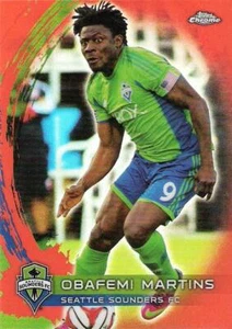 2014 Topps cromado Major League Soccer - base naranja paralelo/75 - (#77-#95) - Imagen 1 de 12