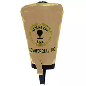 Bolsa elevadora comercial JCS Subsalve EE. UU. con válvula de volteo, vinilo bronceado, capacidad de 120 lb - Imagen 1 de 1