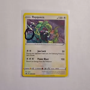 Tarjeta Pokémon SWIRL A 🌀 Rayquaza SWSH029 Cosmos Holo Corona Rara Zenith - Casi Nueva - Imagen 1 de 2