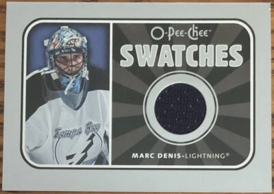 2006-07 O-Pee-Chee Swatches Marc Denis #S-MD Tampa Bay Lightning - Image 1 of 3