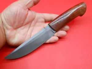 Handmade Wootz Ingot Steel Hunting Knife Micarta Handle Leather Sheath S44 - Picture 1 of 20