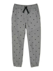 365 Kids from Garanimals Boys Woven Jogger Pants Grey Size 4 - Picture 1 of 3
