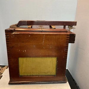 Antique wooden photo film developer/lightbox made By Ansco In Binghamton,NY! - Picture 1 of 12