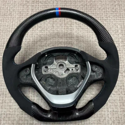 Volante de fibra de carbono Alcantara para BMW 228i 330I 325I F20 F32 328 328i Foto 1 de 2