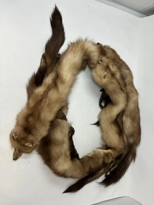 复古正品毛皮围巾 — 第 1/4 张图片