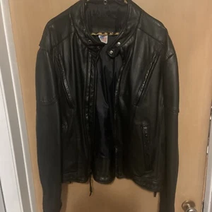 Vintage Markenbekleidung Leder Unikat Motorrad Jacke L - Bild 1 von 8