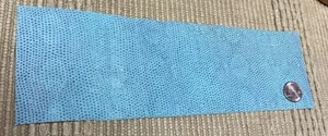 TURQUOISE PYTHON EMBOSSED PIGSKIN LEATHER WRAP FOR CUE HANDLE VERY SEXY! - Picture 1 of 1