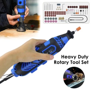 Heavy Duty Rotary Tool Set Grinder Sander Polisher Flex Shaft Multi Acces. - Picture 1 of 8