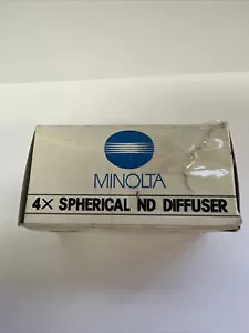 MINOLTA 4X SPHERICAL ND DIFFUSER - Picture 1 of 4