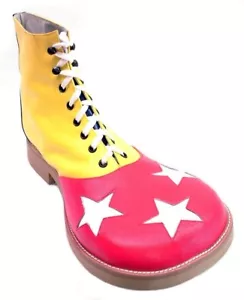 Three Star Genuine Leather Clown Shoes, One Size Fits Most - Picture 1 of 1
