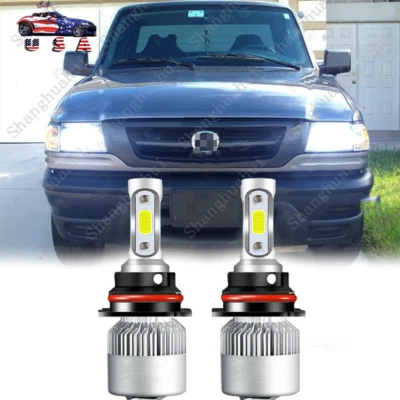 2x Bombillas LED de haz alto/bajo blanco para Mazda B2300 B3000 B4000 1994-2008 Foto 1 de 4