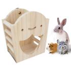 Cute Hanging Standing Hay Dispenser Rabbit Feeder Hay Box Stand Holder