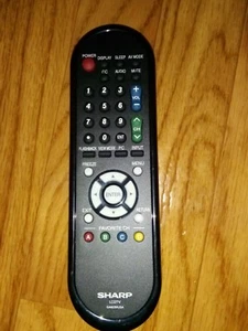 SHARP GA603WJSA LCD TV REMOTE CONTROL AQUOSLC19D44U, LC19D44U, LC19D45U - Foto 1 di 4