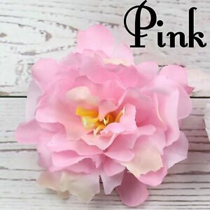 20/30/50PCS Artificial Silk Rose Peony Big Carnation Flower Heads Crafts Decor