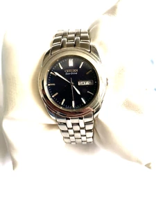 Citizen Herren Eco Drive Edelstahl Tag & Datum 100 Wr Armbanduhr E100-K003083 - Bild 1 von 12
