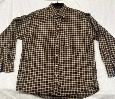 Camisa Burberry Para Hombres Abotonada Multicolor Algodón A Cuadros Mangas Largas EE. UU. Grande Foto 1 de 4